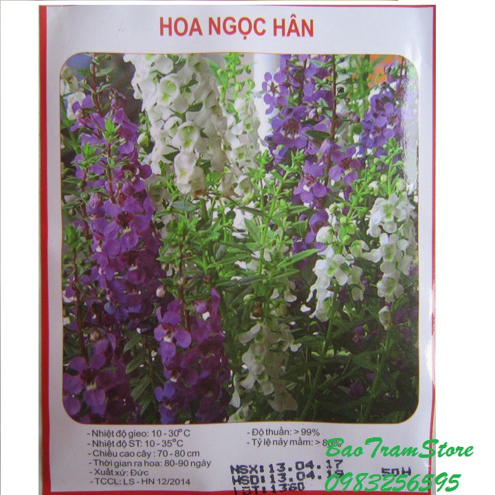 Hạt giống hoa ngọc hân Mix nhiều màu gói 5 hạt xuất xứ Đức