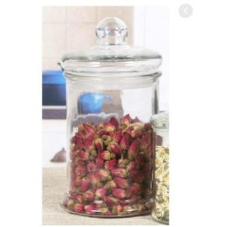 Hũ thủy tinh tròn trụ nắp thủy tinh 1200ml
