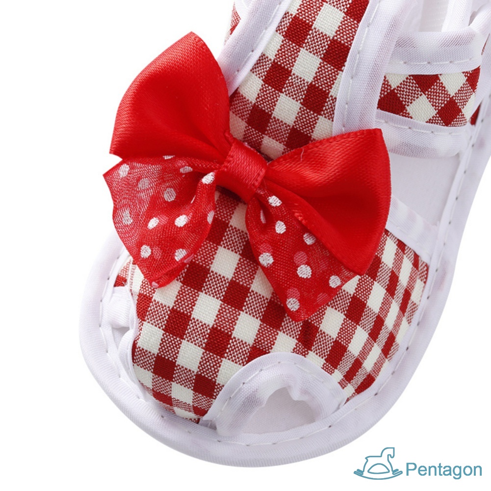 Xăng đan Cotton Chống Trượt Đính Hoa Dễ Thương Dành Cho Bé Gái 0-12 Tháng Tuổi