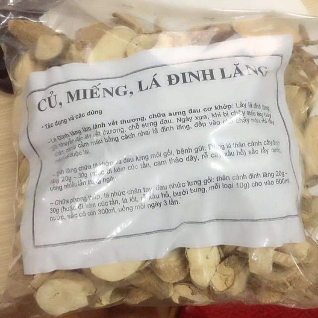 1kg củ miếng rễ đinh lăng thái lát
