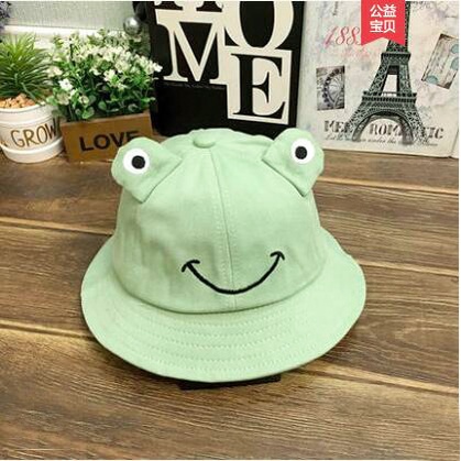 Mũ tai bèo cho bé trai và bé gái họa tiết con ếch vòng đầu 50Cm cho bé từ 2-5 tuổi 4 màu