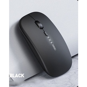 Chuột không dây Bluetooth 2.4Ghz  2 trong 1 chống ồn tự sạc pin chính hãng inphic cho laptop táo PC
