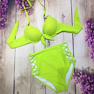 Bikini / bộ bơi 2 mảnh màu cốm