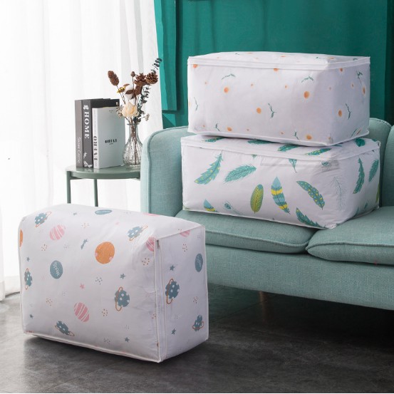 Túi đựng quần áo, chăn màn vải Oxford SIZE TO chống thấm, chống bụi, chống nấm mốc