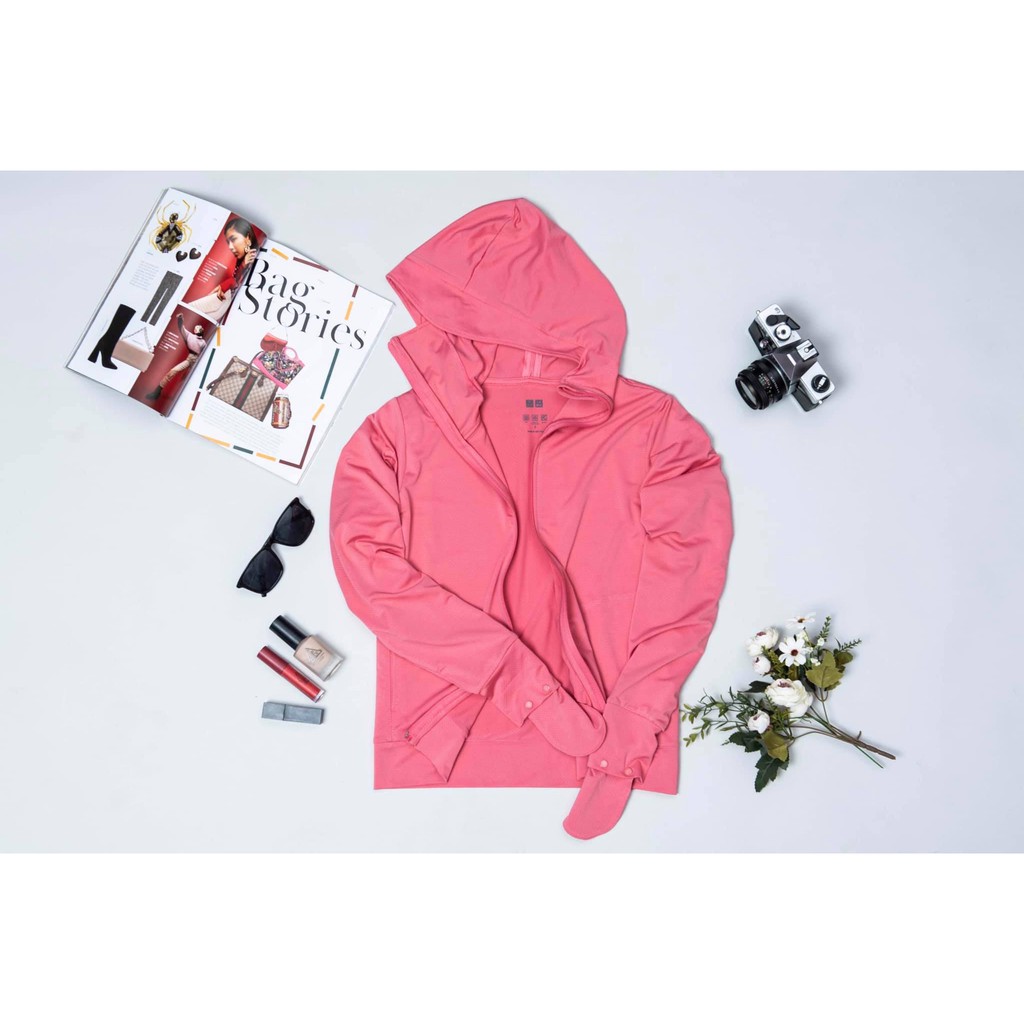 Áo chống nắng nữ 2 lớp dày dặn, vải thông hơi chống tia uv màu trơn thời trang JACWATER V380 | BigBuy360 - bigbuy360.vn