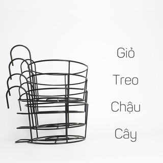 Combo 4 giỏ sắt treo ban công, hàng rào chất lượng 100% 5 sao