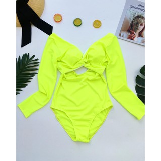 Bikini liền thân xoắn tay dài ( kèm hình thật )