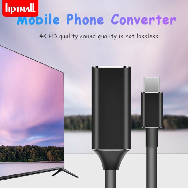 Dây Chuyển Đổi USB Type-C Sang HDMI TV HD 4K Tín Hiệu Ổn Định Cho Máy Tính Bàn/Laptop/Máy Tính Bảng/Điện Thoại