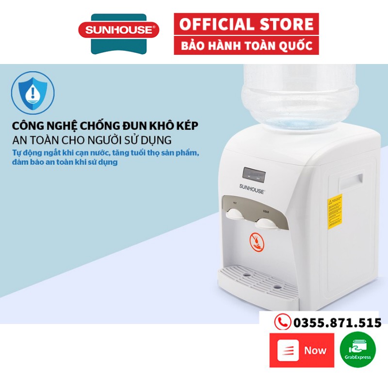 Cây Nước Nóng Lạnh Sunhouse SHD9601  [Hàng chính hãng 100%]