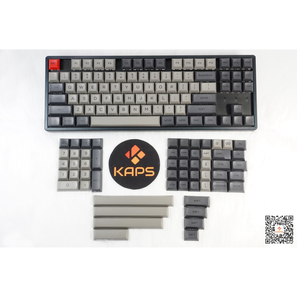 Keycap DOLCH- DSA - Thick PBT - Dyesub - 145 nút cho bàn phím cơ (Filco, Leopold, IKBC, Edra, keychron)