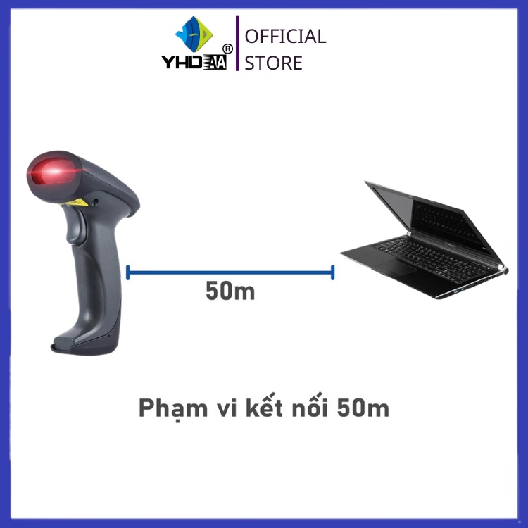 Máy bắn mã vạch không dây YHDAA 1200CW 1d
