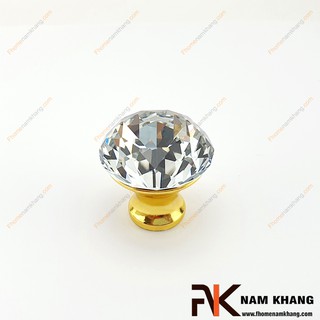 Núm cửa tủ pha lê NK295-TV (Pha Lê Trắng)