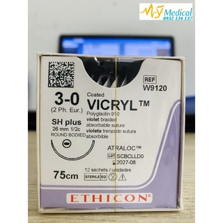 Chỉ phẫu thuật vicryl 3/0 w9120