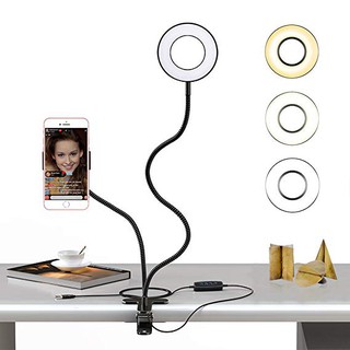 Bộ Phát Live Stream Chuyên Nghiệp 2in1 Có Đèn Led 3 Chế Độ Sáng