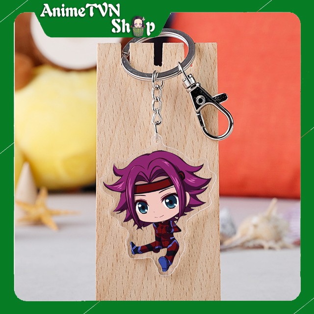 Móc khoá Mica dây xịn anime Code Geass: Hangyaku No Lelouch - Nhựa Cứng Acrylic In 2 mặt sắc nét ( ảnh thật )