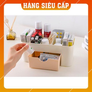 [FreeShip 50k]Kệ đựng mỹ phẩm đa năng bằng nhựa nhiều màu 2 tầng nhiều ô nhỏ gọn giá tốt