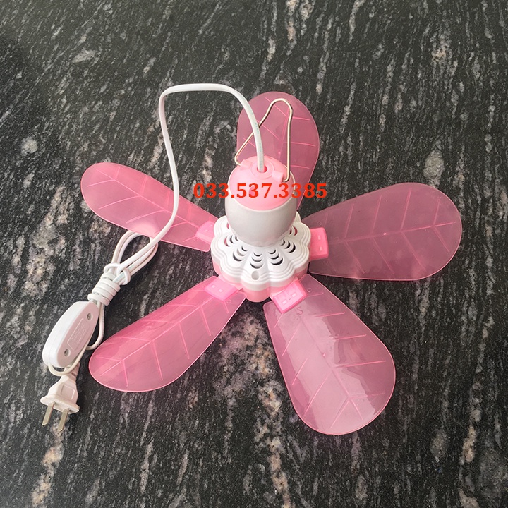 Quạt trần, quạt trần phòng ngủ 5 cánh 32cm