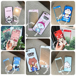 COMBO Ốp tặng kèm cường lực hình full màn 3D