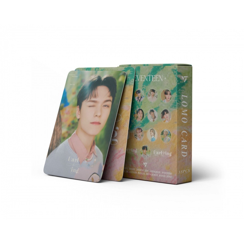 Hộp 55 Ảnh Thẻ Lomo Nhóm Nhạc Seventeen