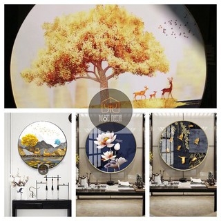 Tranh tròn 🍅RẺ VÔ ĐỊCH🍅 Xả kho tranh tranh tròn decor, tranh tròn trang trí, tranh tròn treo tường phòng khách