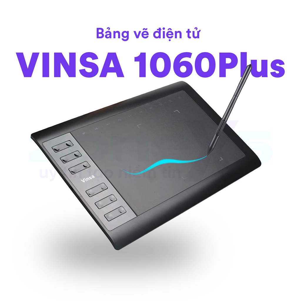 [GIAO HOẢ TỐC 2H] Bảng vẽ điện tử Gaomon 1060Pro / Vinsa 1060 Plus - 10*6 inch,8192 cấp độ lực, độ nhạy cao, độ trễ thấp