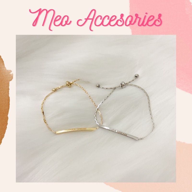 Vòng tay nữ, lắc tay nữ khóa rút " LOVER DREAM " phong cách Vintage