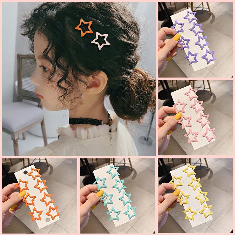 Hot trend | Set 7 kẹp bấm ngôi sao cực dễ thương cho bé