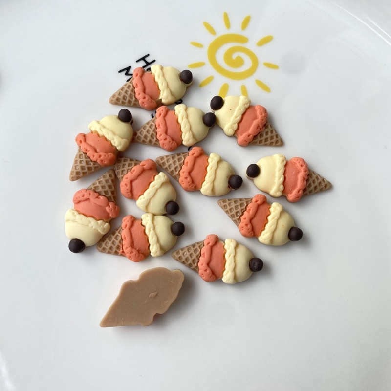 Bộ 20 Dây Buộc Tóc / Điện Thoại / Bình Nước Hình Que Kem Diy