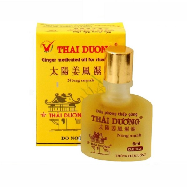 Dầu Gừng Thái Dương 6ml Hiệu Quả Và Nhiều Tiện Lợi Khi Mang Theo Bất Cứ Mọi Nơi