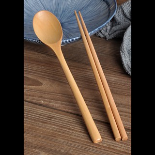 Bộ Muỗng Đũa Gỗ Hàn Quốc