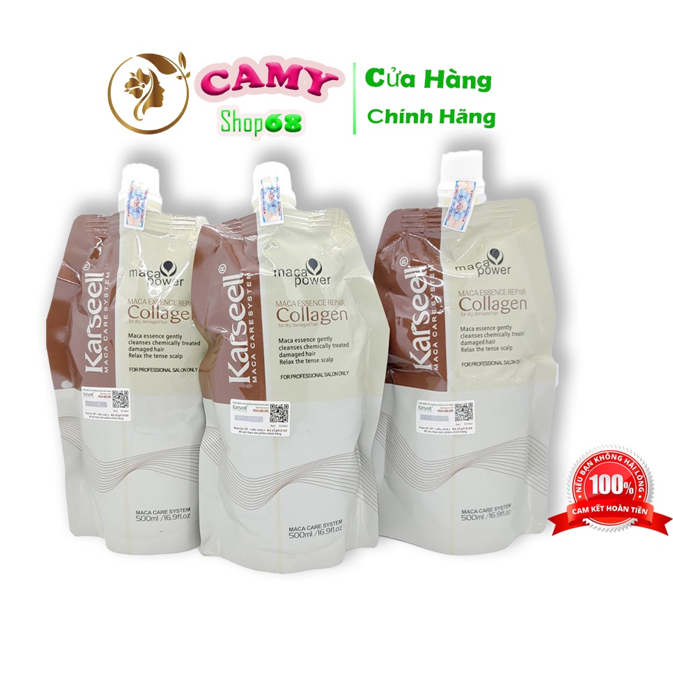 Kem Ủ Tóc COLLAGEN KASEELL 500 ML - Ủ Dưỡng Tóc Collagen