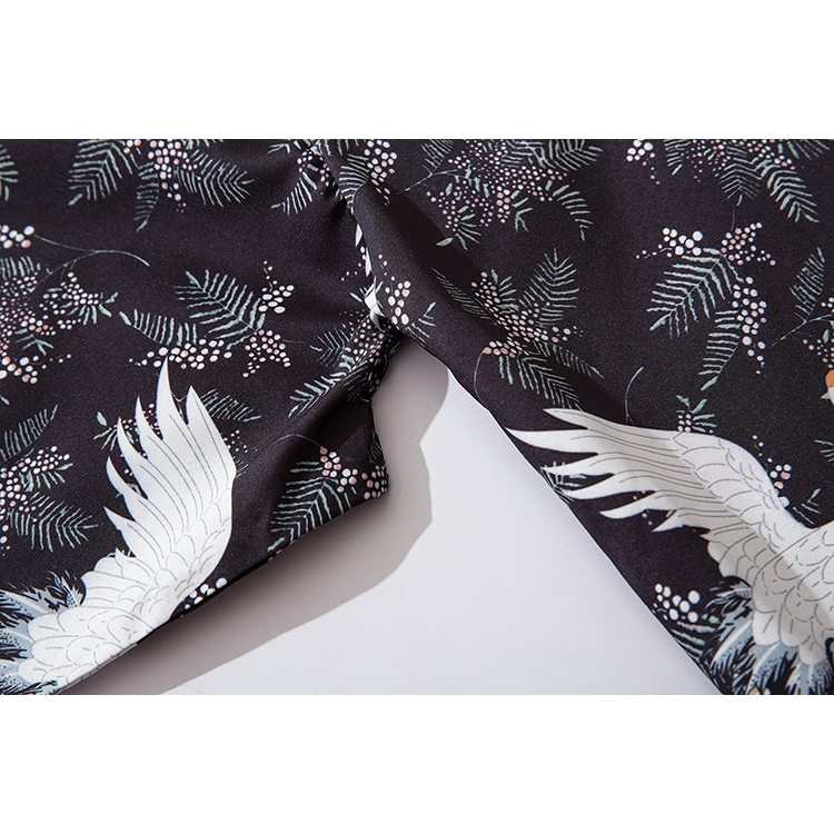 2020 Ins Fashion Swan Kimono Outer Blouse for Women Men Loose Harajuku Beach Japanese Unisex Clothes | BigBuy360 - bigbuy360.vn