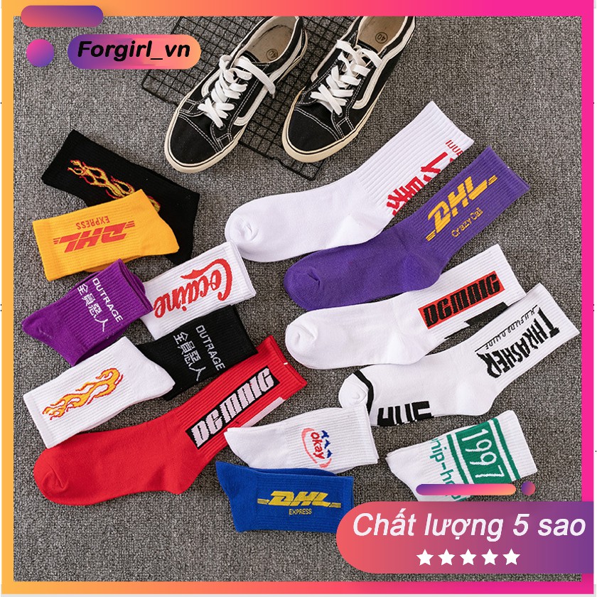 Tất cao cổ Unisex nhiều mẫu