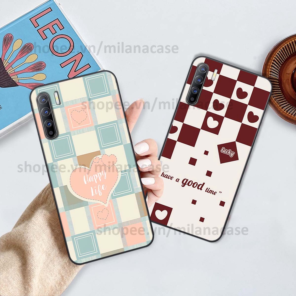 Ốp Oppo Reno3 / Reno3 Pro / Reno 3 caro họa tiết nhiều màu sắc siêu đẹp thời trang cá tính