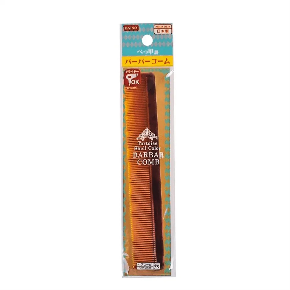 Daiso Lược Bỏ Túi Tortoise Shell Color Bar Bar Comb
