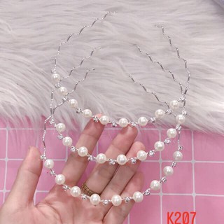 Bờm tóc tiểu thư đính ngọc cực xinh