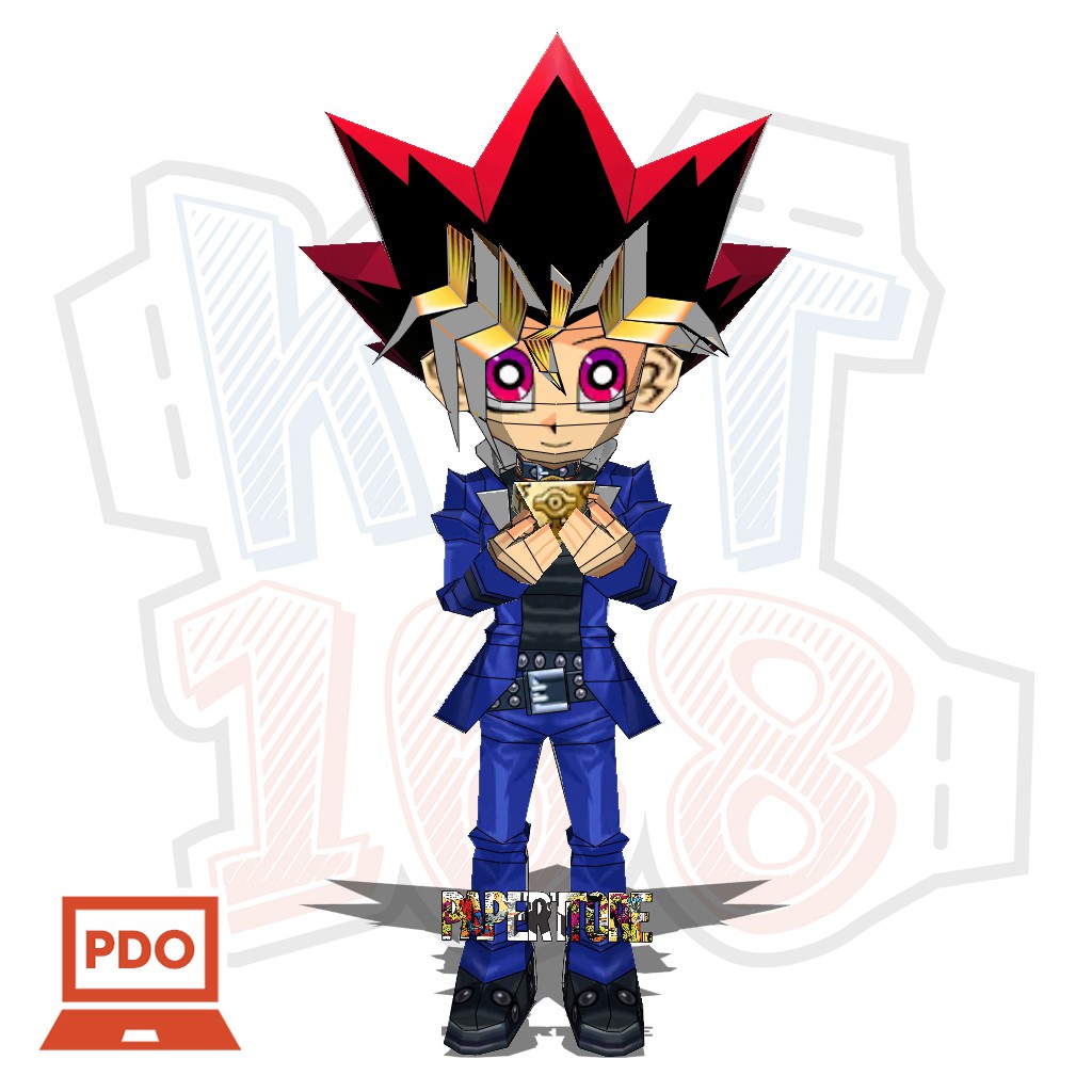 Mô hình giấy Anime Game Yu-gi-oh! Yugi Moto