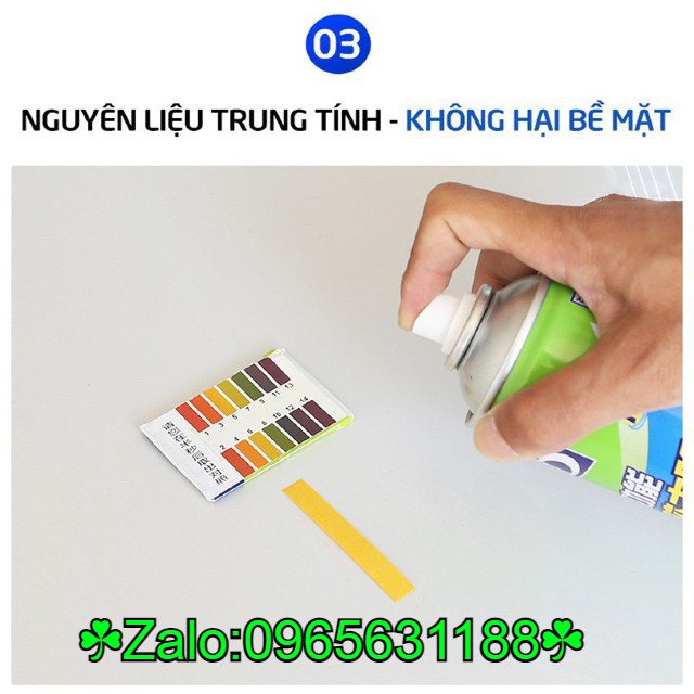 Chai xịt tẩy keo, tẩy băng dính, nhựa đường BOTNY 450ml