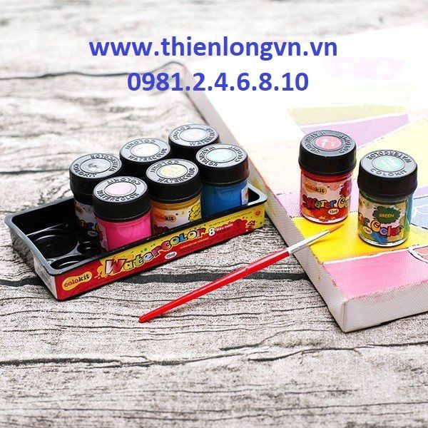 Màu nước Thiên Long 8 màu Colokit WACO-03