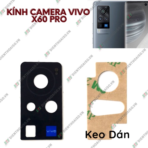 Mặt kính camera vivo x60 pro có sẵn keo