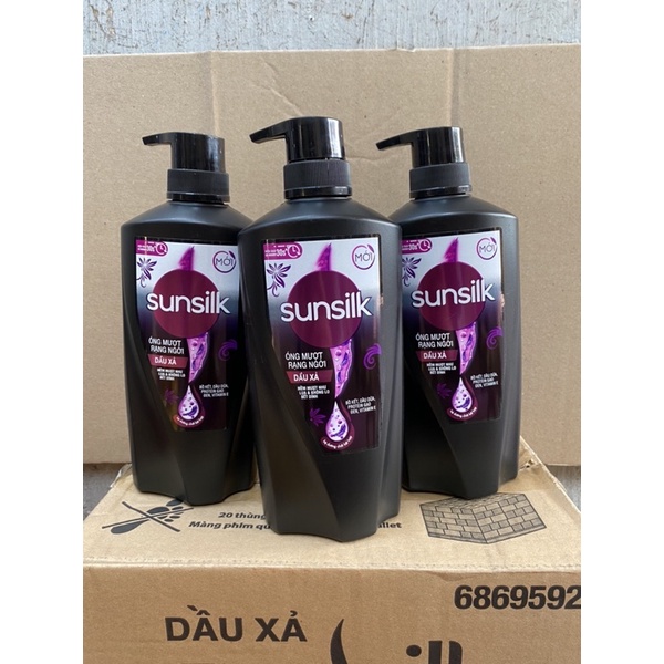 Dầu Xả Sunsilk Óng Mượt Rạng Ngời 640g (Mầu Đen)