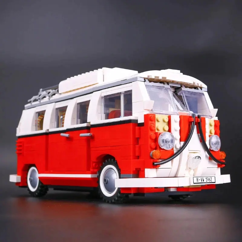 LEGO Bộ Đồ Chơi Lắp Ráp Mô Hình Xe Volkswagen T1 10220 Cho Bé 1332 Pcs Lepin21001