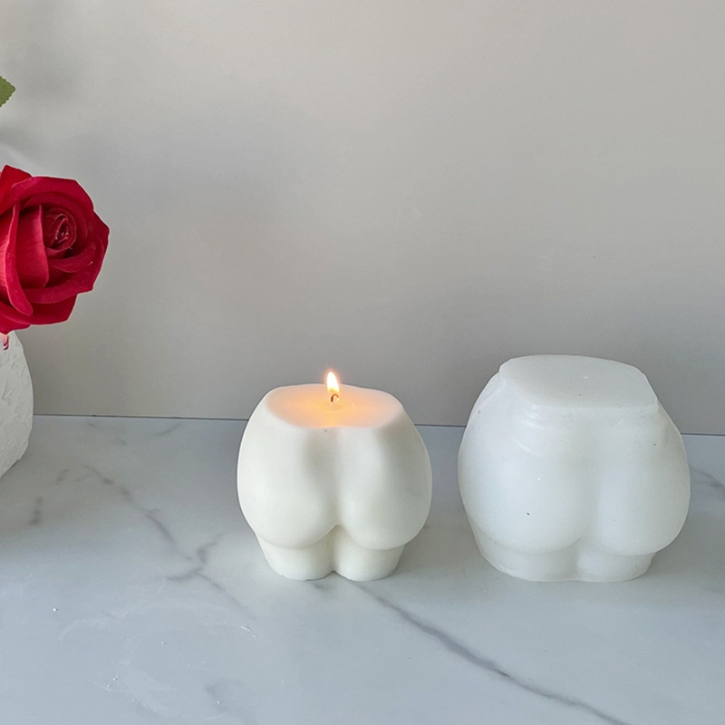 Khuôn Silicone Tạo Hình Mông 3D Chuyên Dụng Cho Làm Nến