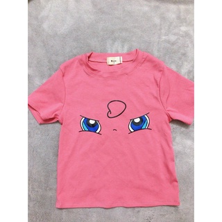 Áo croptop in hình 2 con mắt ( áo pikachu)