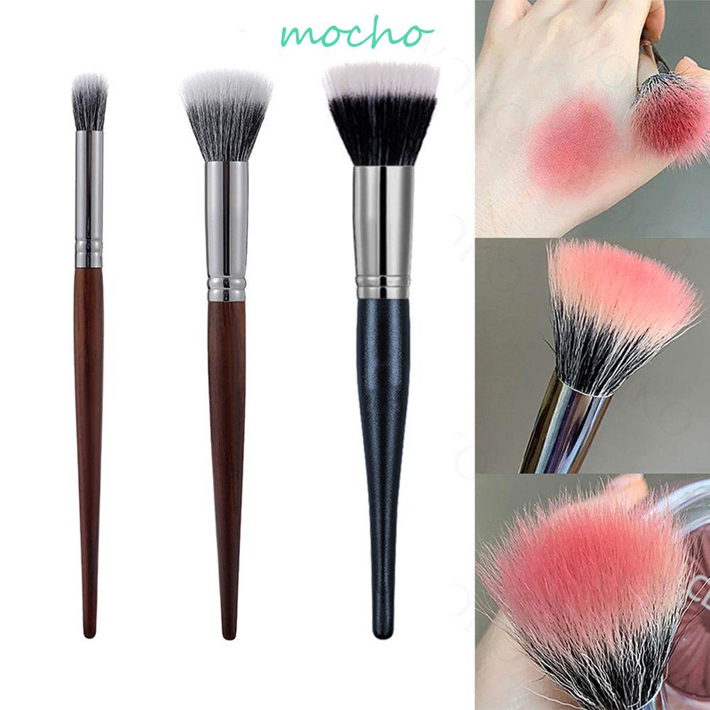 Cọ Trang Điểm Tán Phấn Nền Phấn Má Hồng Bắt Sáng Da Sợi Dê Kích Thước Nhỏ Gọn Dành Cho Người Mới