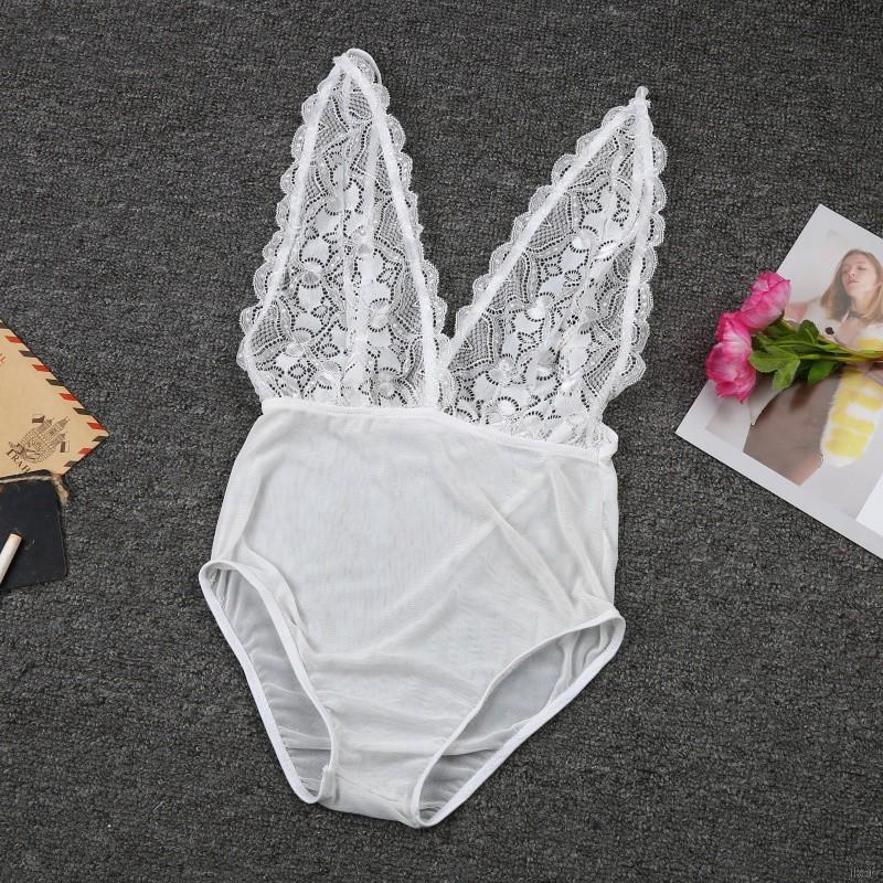 Đồ lót ren hoa cổ V khoét sâu gợi cảm quyến rũ cho nữ