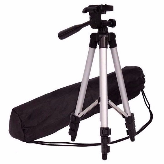 Gậy TRIPOD 3110- 3 chân kéo dài được và giá đỡ điện thoại-Hàng Chính Hãng