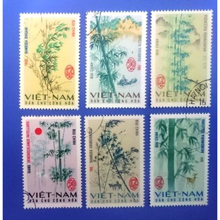 Tem sưu tập Tem CTO Việt Nam tre ( 6 tem )