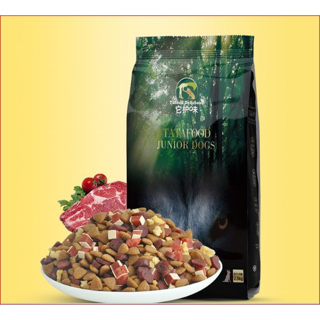 Thức ăn hạt cao cấp cho mọi giống chó Tata food