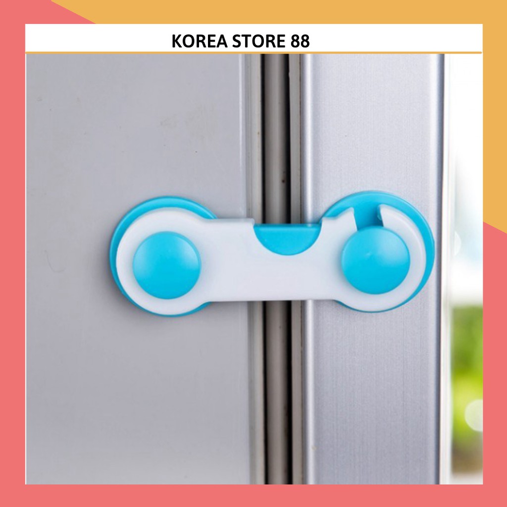 ⚡RẺ VÔ ĐỊCH⚡ Đai Khóa gài tủ lạnh, chốt an toàn tủ lạnh, ngăn kéo, tủ đồ  88254 KOREA STORE